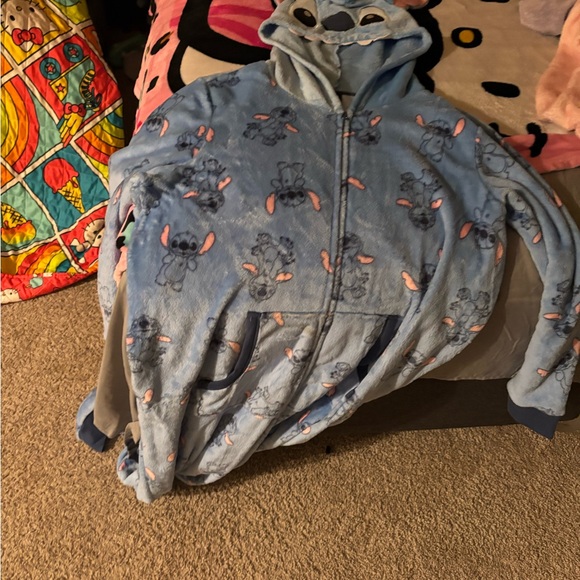 Kids Blue Character Hoodie - Picture 1 of 5